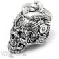 Preview: Hottest Biker-Bell Ever Skull Engine Block Tank Wheel With Wings Flames Bravo Bell